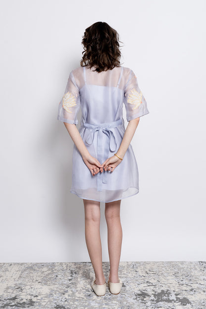 Powder Blue Amora Shirt Dress