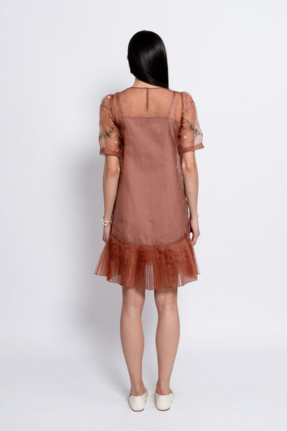 Mocha Moonflower Dress