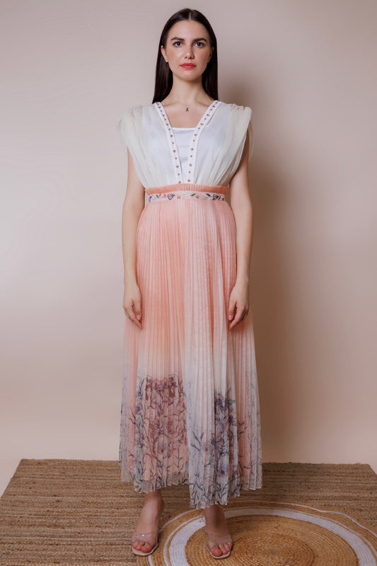 Organza drape dress image 1
