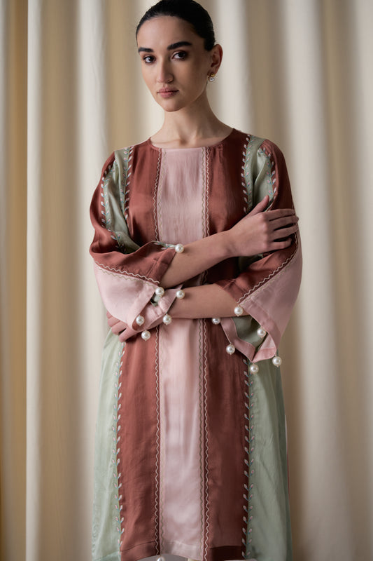 Opaline blush tunic image 0