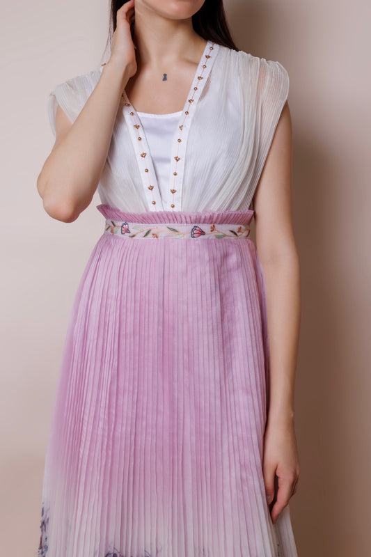 Lavender drape dress image 0