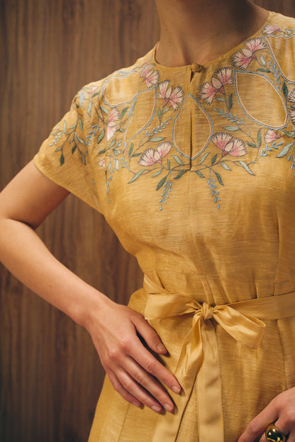 Florien golden dress image 2