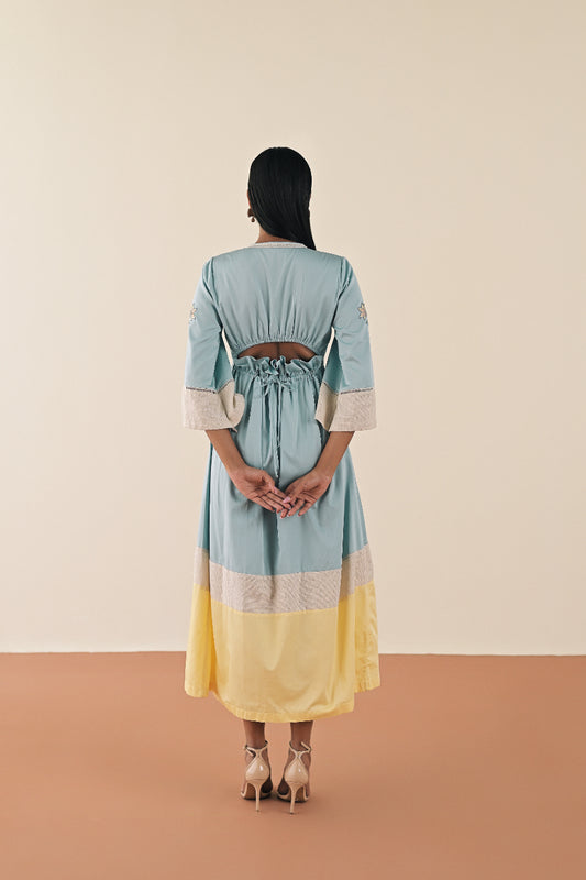 Santorini blue dress image 1