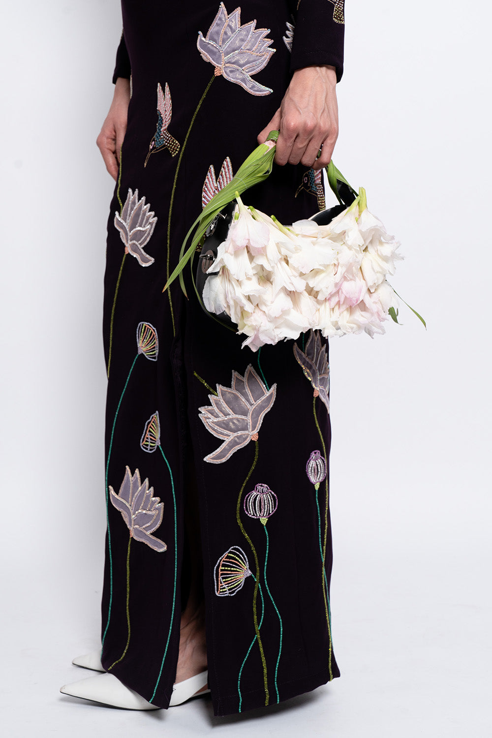 Burgundy Starlight Gown