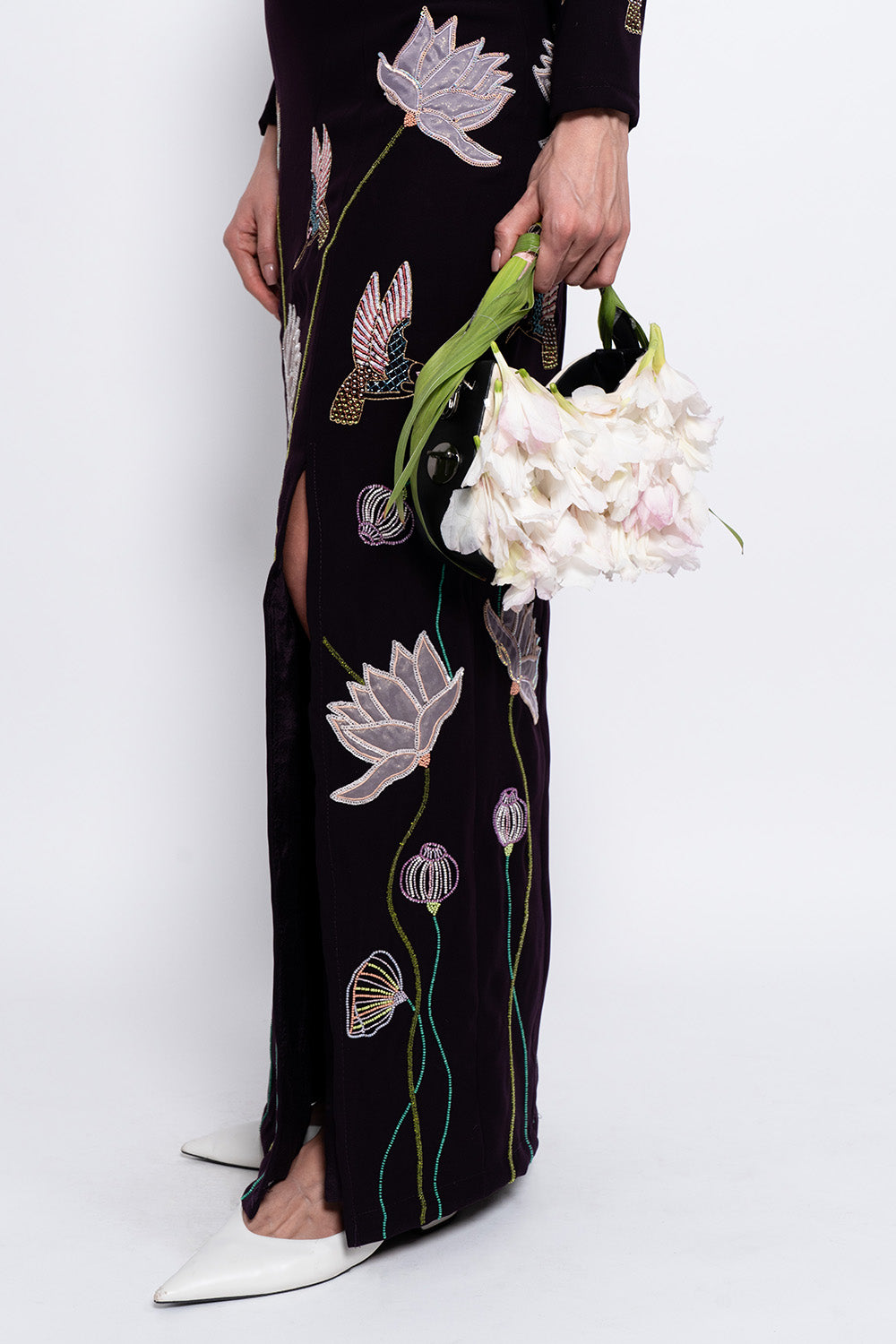 Burgundy Starlight Gown