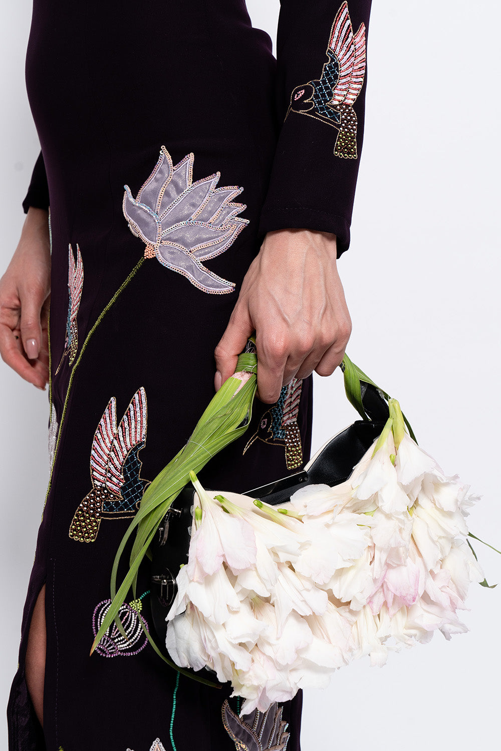 Burgundy Starlight Gown