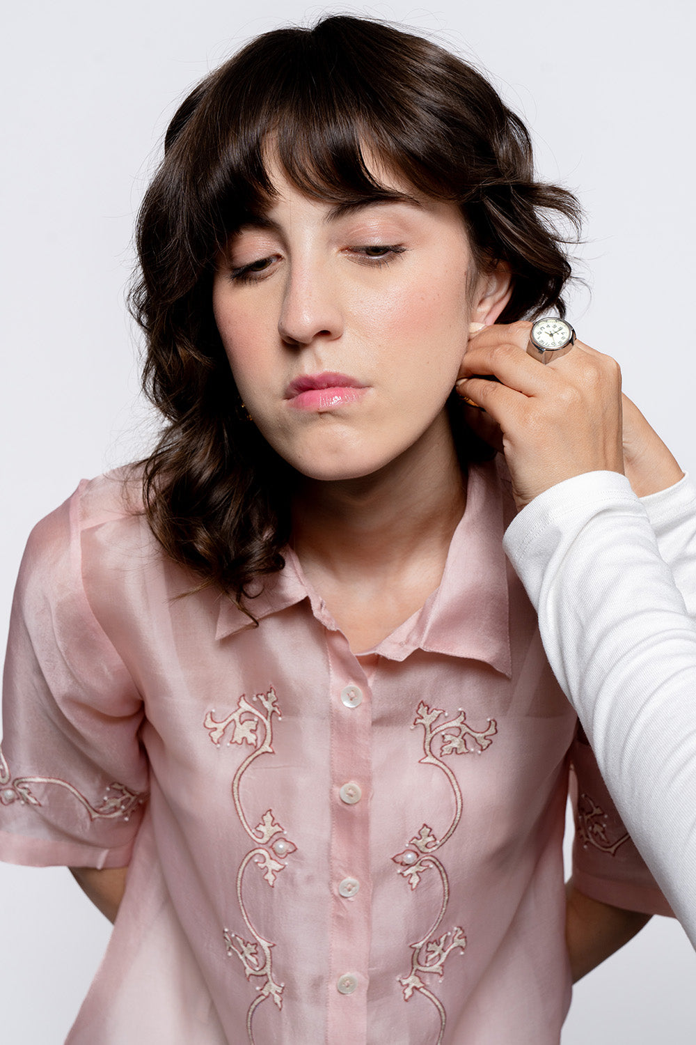 Meera- blush ivory set