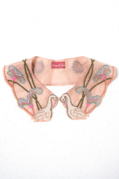Flamingo peach collar image 0