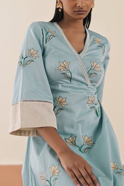 Santorini blue dress image 2
