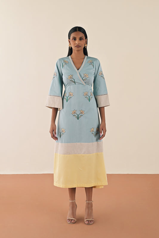 Santorini blue dress image 0