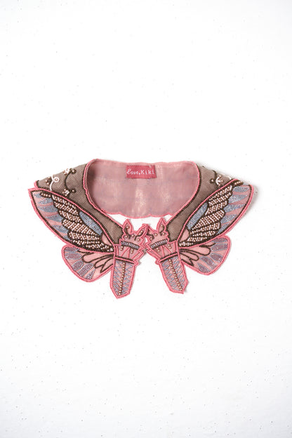 Pink dragonfly collar image 0