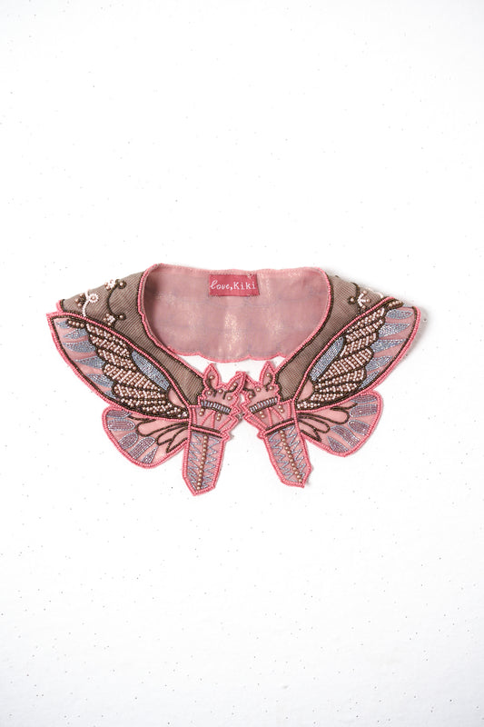 Pink dragonfly collar image 0