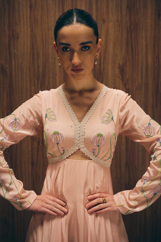Misty pink dress image 0